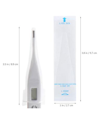 Disposable Digital Thermometer Covers - 100 Probe Sleeves for Oral & Rectal Thermometers - Buy Online on GoSupps.com