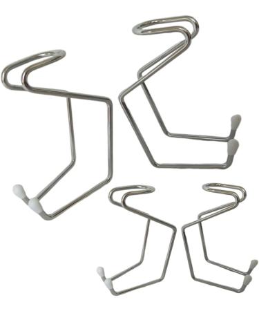 Minkissy 2-Piece Manual Racks - Space-Saving Chrome Kick Racks for Efficient Storage | International Shipping Available - Buy Online on GoSupps.com