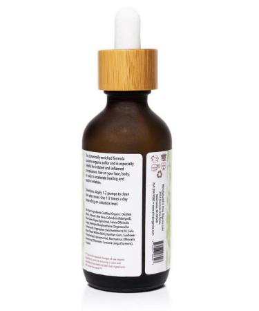 2oz Healing Formula - All Natural Ingredients for Acne Insect Bites & Cuts | Organic Sulfur for Healthy Skin - Buy Online on GoSupps.com