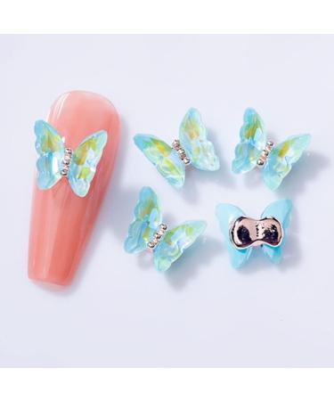 3D Nail Art Rhinestone Crystal AB Butterfly Charms Sparkle Nail Decoration Jewerlry Hand Craft DIY Accessories (MJ07) - Buy Online on GoSupps.com