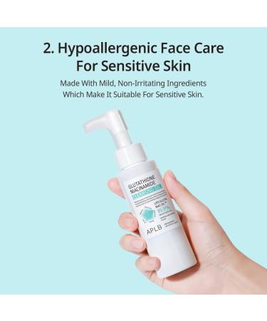 APLB Glutathione Niacinamide Cleansing Oil | Huile Lipo Glutathion Niac 73 8% 105ml/Soins cor ens D maquillant pour peaux sensibles Hydratant Soin des points noirs - Buy Online on GoSupps.com