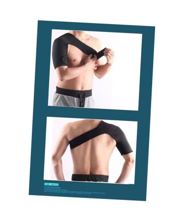 LALAFINA Adjustable Shoulder Support Brace for Men - Rotator Cuff Retainer & Sports Suspenders - Comfortable Black Medium Size - Buy Online on GoSupps.com