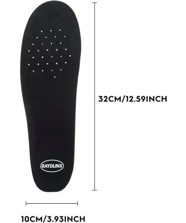 Heavy Duty Orthotics Insoles for Big & Tall Men - Shock Absorbing Arch Support Inserts (Size 8-14) - Trim to Fit for Work Boots & Shoes - Buy Online on GoSupps.com
