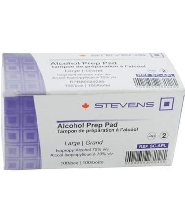 Stevens Alcohol Prep Pad |Sterile|Large-100/box
