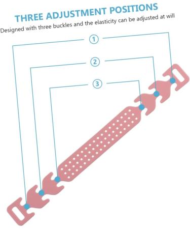 Lalafina 10 Pcs Hanging Ear Extension Tape Buckles for Face Masks - Adjustable Ear Strap Holders 15x1.5cm - Shop Now! - Buy Online on GoSupps.com