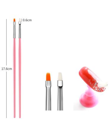 Buy Livecitys 15pcs Nail Art Brush Set - Professional DIY Manicure Tools for Salon & Home Use - Perfect for Acrylic Nail Design & Painting - Buy Online on GoSupps.com