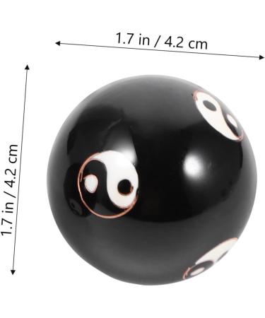 Beaupretty 4-Piece Massage Globe Handballs - Gymnastics Training & Yoga Fitness Massage Balls | Cloisonn Metal Balance Balls for Hand Therapy - Buy Online on GoSupps.com