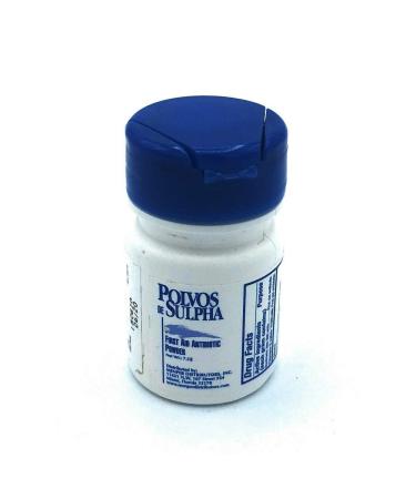 Polvos de Sulpha Menper, First Aid Antibiotic Powder, 7.5 mg, 0.26 Oz, Box - Buy Online on GoSupps.com