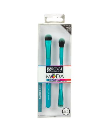 MODA EZGlam Duo Smoky Eye Makeup Brush Kit - Perfect for Flawless Eyeshadow Application | International Shipping Available - Buy Online on GoSupps.com