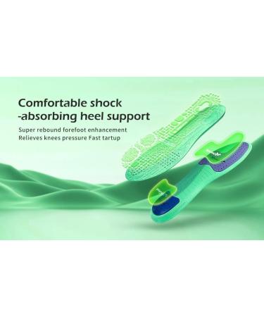 OUPOWER Slim Thick Soccer Cleat Insoles Gen3 - Green Tornado (US8.5-9) - Buy Online on GoSupps.com