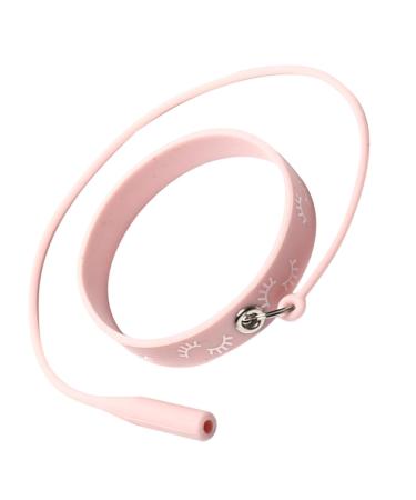 minkissy Tweezers Silicone Bracelet Lash Extension Supplies Silicone Tweezer Holder Lash Applicator Holder Wrist Band Strap Lash Extension Tweezer Parts Eyelash Protector Silica Gel