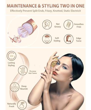 AnWoor Hair Wax Stick for Flyaways Smoothing Pomade & Hair Bun Maker for Kids Women & Girls (2.7 oz) - Yellow - Shop Internationally - Buy Online on GoSupps.com