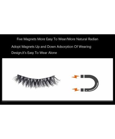 Elara Craft Magnetic Eyelashes Double Sided Magnetic Eyelashes Reusable Lashes Self Adhesive Magnetic Eyelashes With Applicator(Style 5) - Buy Online on GoSupps.com