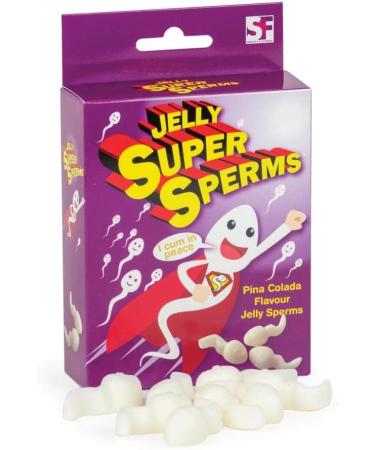 Spencer & Fleetwood Jelly Super Sperms 120g Pineapple Flavour Sweets - Buy Online on GoSupps.com