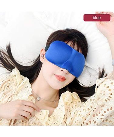 ZEKUI 3D Contour Sleeping Eye Mask - 100% Blackout Travel/Siesta Eye Shade for Men and Women - Soft and Comfortable Blindfold (Black/Blue/Purple) - Buy Online on GoSupps.com