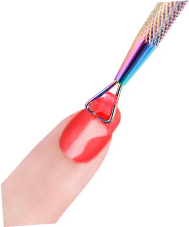 Healeved Gel Nail Polish Remover Cuticle Trimmer Nail Embellishments Cuticle Pusher Orange Hair Bow Pusher Gel Barber Station Organizer Gel Polish Remover Portable Nail Pusher Symphony medium Colorful - Buy Online on GoSupps.com