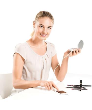Beurer BS 39 Illuminated Cosmetic Mirror with Power Bank 2 Mirrors and Automatic Lighting - Buy Online on GoSupps.com
