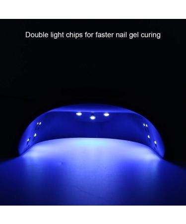 UV-LED Nail Lamp 54W | Professional Nail Gel Dryer with 18 Light Chips | Portable Manicure Tool for Home & Salon - Buy Online on GoSupps.com