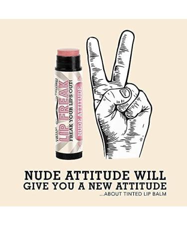 Doctor Lip Bang's BUZZING Lip Balm - Lip Freak | All Natural & Cruelty Free | Nude Attitude | 2 Pack - Buy Online on GoSupps.com
