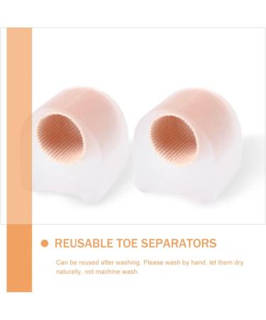Beavorty Silicone Toe Sleeves Set - 6-Piece Thumb Splint & Toe Spacer Separators for Bunion Correction and Overlapping Toes - Buy Online on GoSupps.com