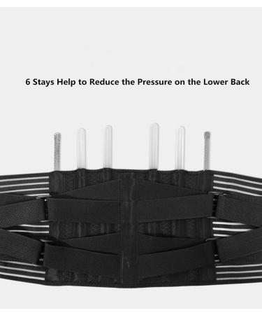 Warm Girl Lumbar Support Belt - Adjustable Compression Back Support Brace for Pain Relief | Breathable & Lightweight Size L - Buy Online on GoSupps.com