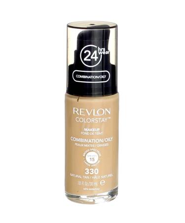 Revlon Colorstay Makeup Combination/Oily 330 Natural Tan 1 fl oz (30 ml)