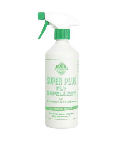 Barrier Super Plus Fly Repellent for Horses - White 500 ml Clear 500 ml (Pack of 1)