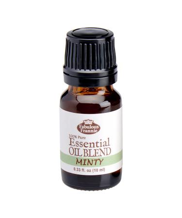 Fabulous Frannie Minty Essential Oil Blend 100% Pure Undiluted Essential Oil Blend of Spearmint and Peppermint Essential Oils 10ml
