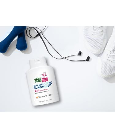 Sebamed Sport Shower 2-in-1 Shampoo & Shower Gel - 2 Pack (200ml Each) | Gentle Cleaning for Active Skin No Microplastics | Ideal for Men & Women - Buy Online on GoSupps.com
