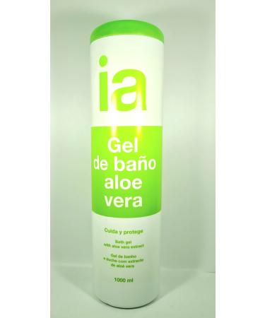 Interapothek Interapothek Aloe Vera Bath Gel 1 Litre Maxi Size Moisturises and Softens the Skin