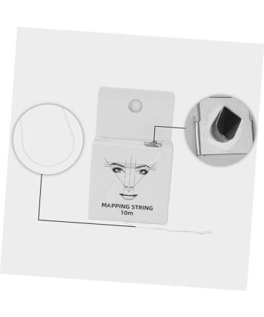 Balacoo Makeup Tools Home Tools Pro Tools Eyebrow Measuring Tool Eyebrow Mapping Line Lightness Suite 4.6x1.8x7.5cm White - Buy Online on GoSupps.com