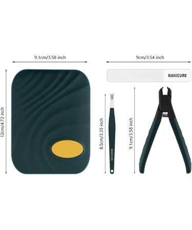 Splash Resistant Large Opening Nail Clippers Single Nail Clipper Large Household Original Nail Trimmer Set (Color : Green) - Buy Online on GoSupps.com