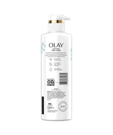 Olay Soothing Body Wash for Sensitive Skin with Vitamin B3 & Oat Extract 17.9 fl oz - Buy Online on GoSupps.com