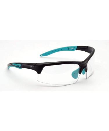 Walker's Game Ear: Teal Shooting Glasses - Clear Lenses, Multi, One Size