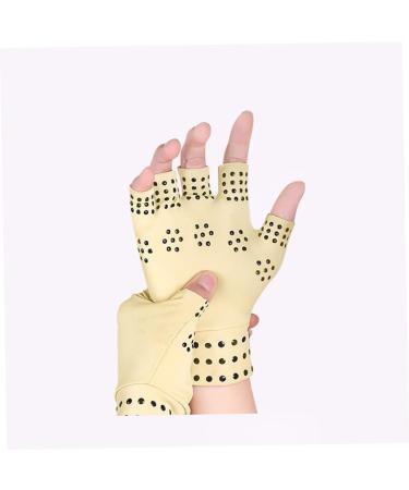 Healeved Anti-Slip Workout Gloves - 3 Pairs Magnetic Half Finger Sports Gloves for Fitness & Riding Non-Slip Elastic Support - Buy Online on GoSupps.com