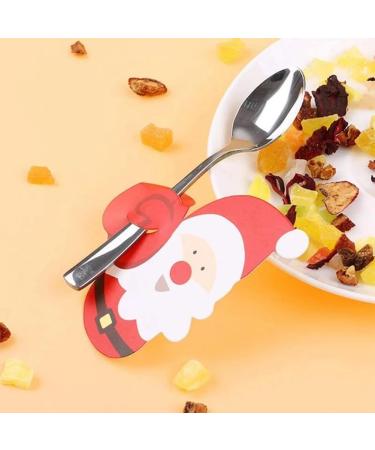 Ruuizksa Pack of 25 Christmas Lollipop Paper Cards Santa Claus Festival Children's Birthday Party Sweets Gifts Package Packaging Decoration Easy to Use - Buy Online on GoSupps.com