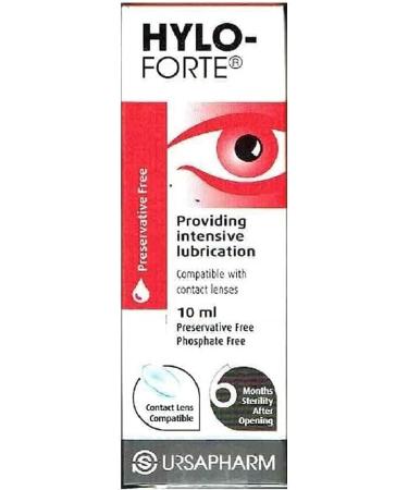 HYLO Forte - Triple Pack - Preservative Free Lubricating Eye Drops - for Treatment of Severe and Persistant Dry Eyes - 3x10ml - Buy Online on GoSupps.com