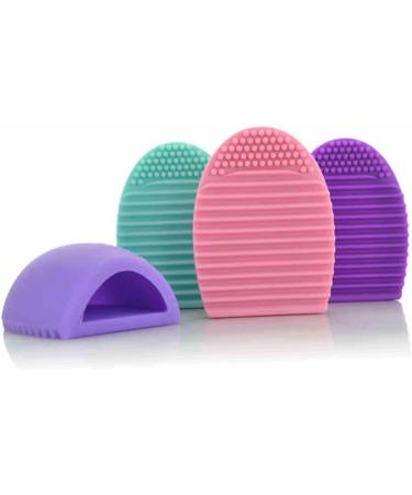 Ipetboom Makeup Brush Cleanser Makeup Sponge Cleaner Glass Nasal Spray Silicone Brush Cleaner Makeup Egg Silicone Cosmetic Brush Egg Cosmetic Clean Tools Detergent Make up Washboard Travel medium Black - Buy Online on GoSupps.com