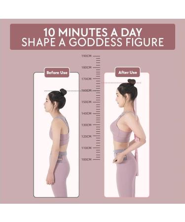 DREAM BRIGHT Premium Quality Pink Yoga Stick Posture Corrector for Women - Back Straightener Hunchback Corrector - Yoga Club Essential - Buy Online on GoSupps.com