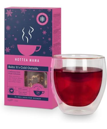 HOTTEA MAMA | Baby It s Cold Outside | Organic Whole Fruit Tea | Mulled | Caffeine Free | Christmas Tea | 14 Whole Leaf Biodegradable Pyramid Bags - Buy Online on GoSupps.com