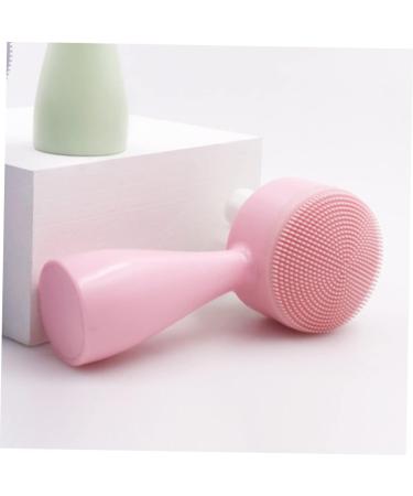 OHPHCALL Double Sided Facial Cleansing Brush Face Wash Facial Scrubber Silicone Face Scrubber for Women Facial Cleansing Tool Face Massage Brush Manual 3d Exfoliating Brush Pink Fiber Wool - Buy Online on GoSupps.com