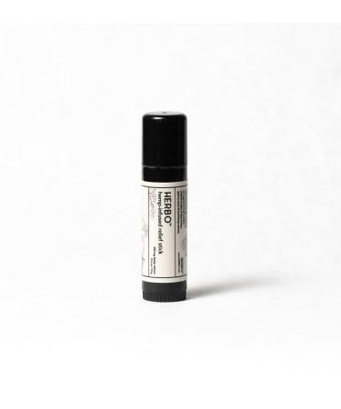 Herbo Hemp-Infused Relief Stick for Stress Headache Migraine or Muscle Tension for Women & Men - Natural Calming Scents Essential Oil 0.5 oz