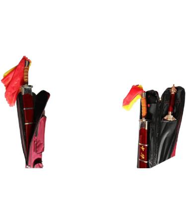 Jiaoguo Waterproof Durable Tai Chi Kung Fu Sword Shoulder Bag - Red - Buy Online on GoSupps.com