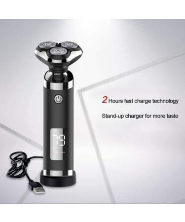 GeRRiT Electric Razor for Men - Waterproof Cordless Rotary Shaver | Wet & Dry Rechargeable Electric Razors for Superior Shaving Experience - Buy Online on GoSupps.com