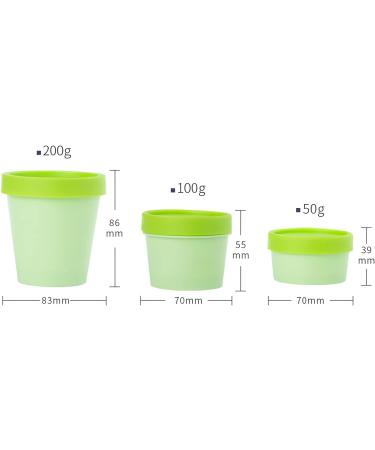 Tianzd 5-Pack 200ml Pink Empty Cosmetic Cans with Lids & Spatulas - Ideal for Creams Masks Ointments | International Shipping - Buy Online on GoSupps.com