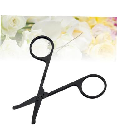 Balacoo Stainless Steel Nose Hair Clippers & Eyebrow Trimmer for Men - 1pc Vibrissa Scissors - Buy Online on GoSupps.com