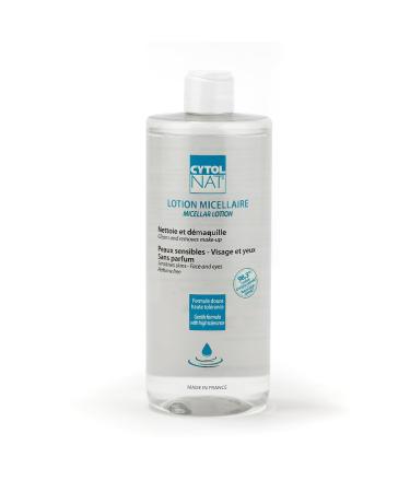 Cytolnat micelle lotion - gentle cleaning make -up removal and calming - sensitive and stressed skin - for the whole family (infants children and adults) - without perfume - 500 ml