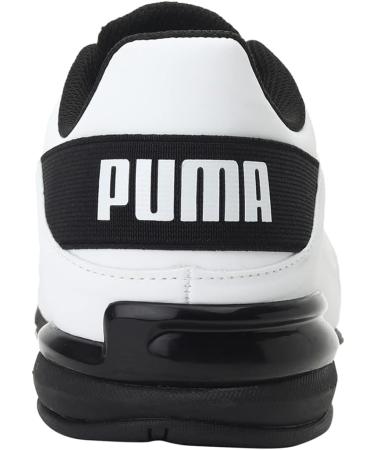 PUMA Men's Viz Runner Sneaker - 44 EU Puma White & Black - International Shipping Available - Buy Online on GoSupps.com