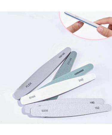 Qtynudy 6Piece Nail File Manicure Tool Set Washing Sand Polishing Sponge Manicure Professional Nail Trimming Tools - Buy Online on GoSupps.com