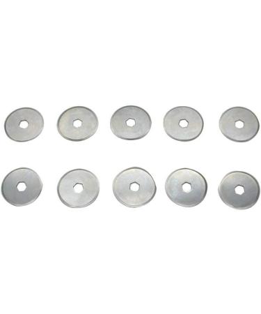 AUTOTOOLHOME 18mm Rotary Cutter Blades - 10 Pack Replacement Blades for Fabric, Paper, Quilting, Scrapbooking, Sewing, and Patchwork - Buy Online on GoSupps.com